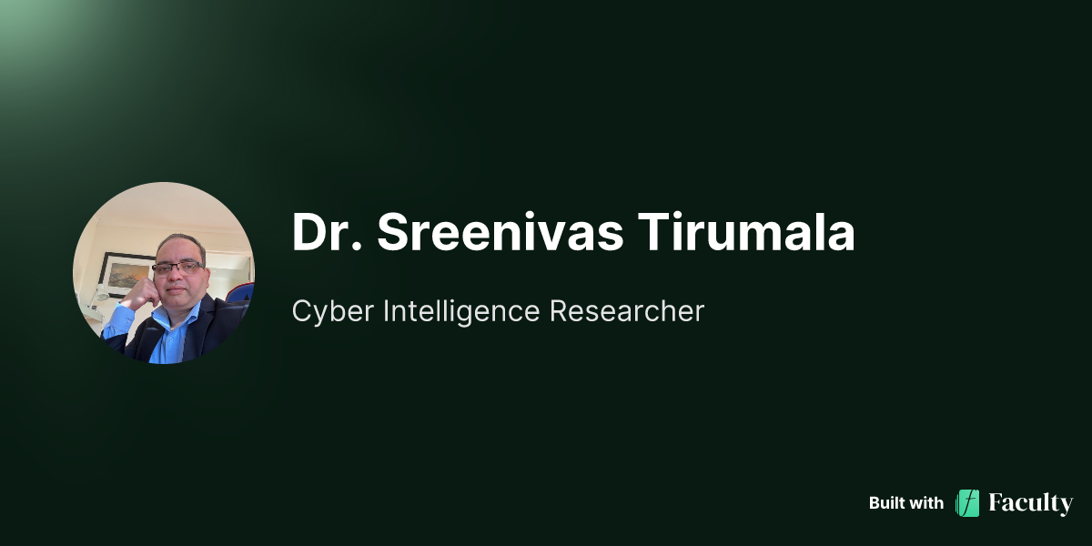 Dr. Sreenivas Tirumala
